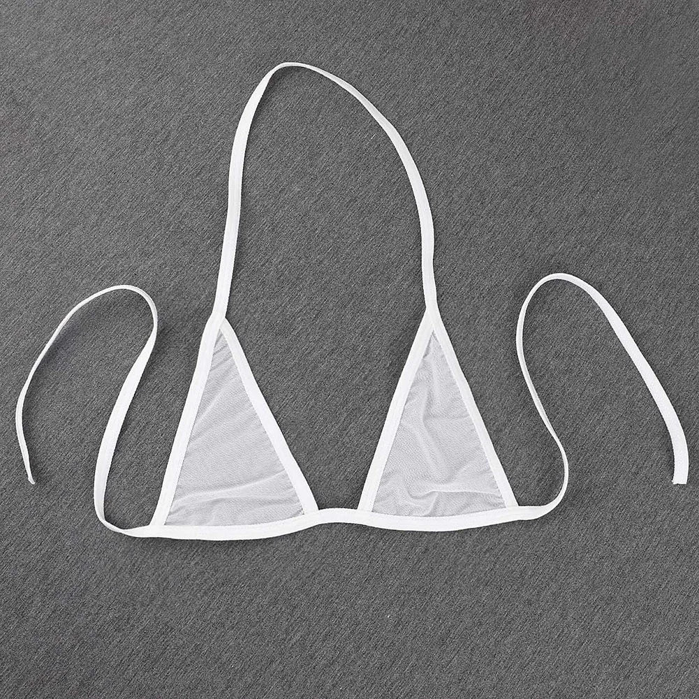 Women Ladies Sexy Lingerie Bikini Swimwear 2 Piece Bra With Tie Side Thong Beachwear Beachwear Bathing Suit